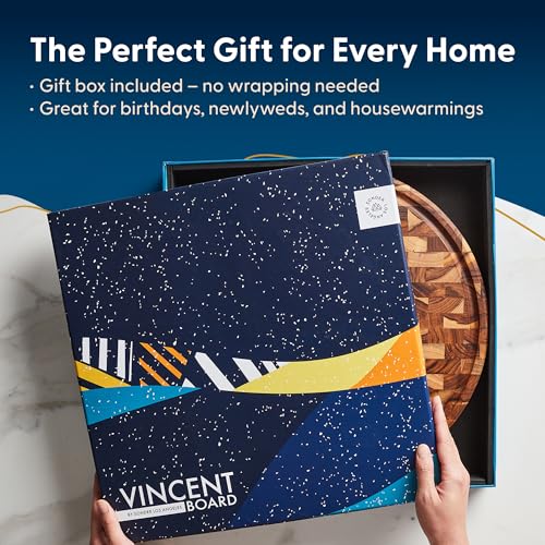 Vincent End Grain Teak Cutting Board (Vincent | Teak | End Grain)