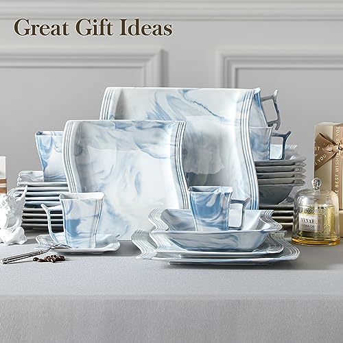 Dinnerware Sets for 6 (30 Piece(Service for 6) / Blue)