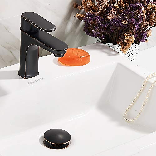 Bathroom Sink Drain (Without Overflow / Oil-rubbed Bronze)