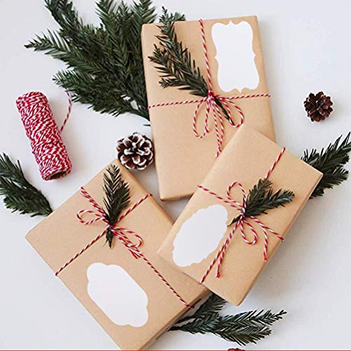 300 Pieces Gift Sticker Labels (White)