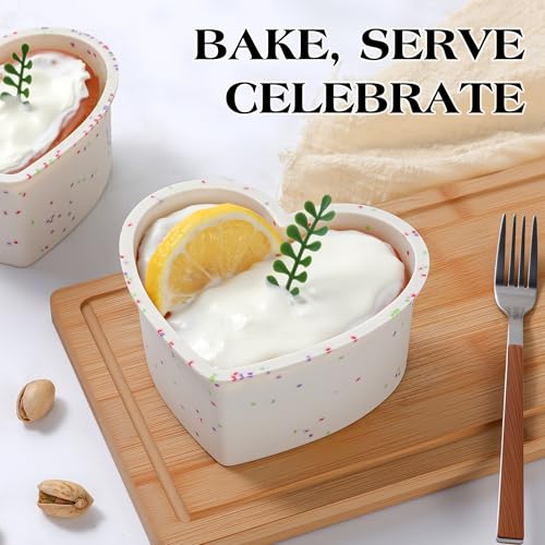 4 Inch Mini Heart Shaped Silicone Cake Pans (Heart / 4 inch)