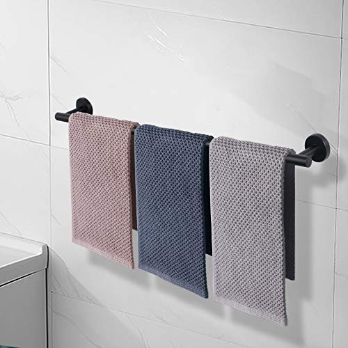 Bath Towel Bar (Matte Black / 33 Inch)