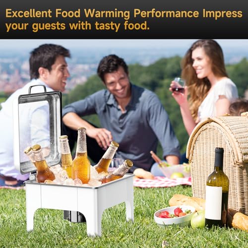 Chafing Dishes for Buffet (White)