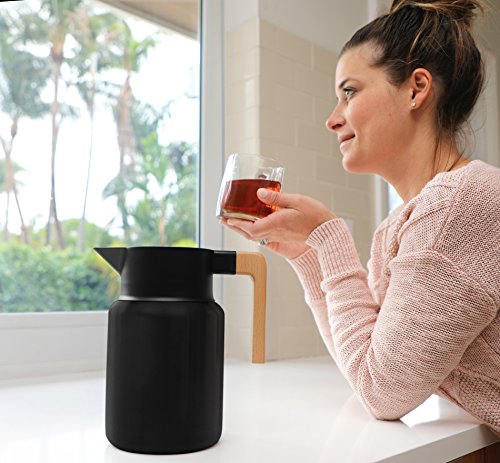 Thermal Coffee Carafe 50 Oz (Black)
