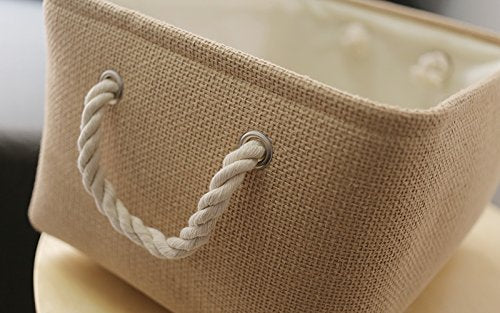 Large Storage Basket (Beige / Large - 15.7Lx11.8Wx8.3H)