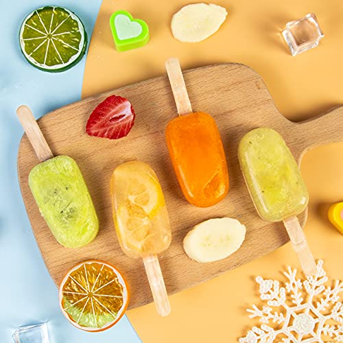 2 Pack Popsicles Molds (White)