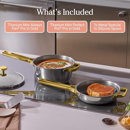 Mini Titanium Pro Cookware Duo (Mini / Gold)