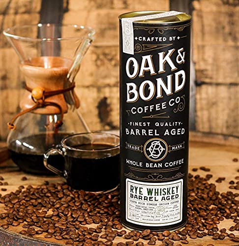 Rye Whiskey Barrel Aged Coffee (10 Ounce (Pack of 1))