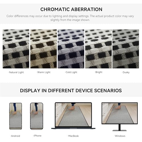 Long Kitchen Runner Rugs Kitchen Mat Non Slip Washable Black 36"x71" (17.5 Sq Ft)