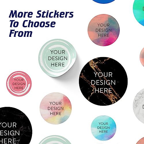 Custom Vinyl Stickers Your Image (100 Count)
