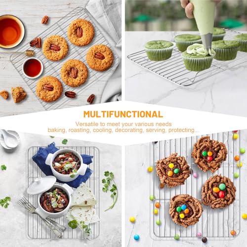 Cooling Rack 11.7” x 9” Stainless Steel Wire Baking Rack (11.7"*9")