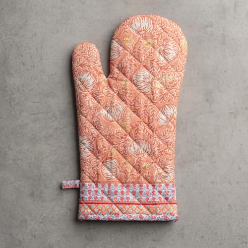 Maison d'Hermine Oven Gloves 100% Cotton Oven Mitt (033 - Harvest Festival / 7.5" x 13" (Oven Mitt))