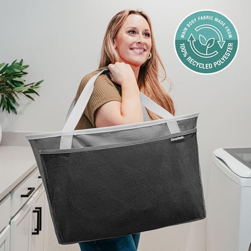Collapsible Tote Basket MAX (Gray/Gray / 64l - 2 Pack)