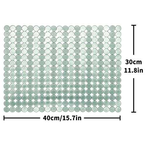 Sink Protectors Mat for Kitchen Sink (Green transparent)