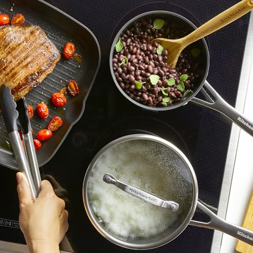 Hard Anodized Induction Sauce Pan with Lid (Saucepan (2 Quart))