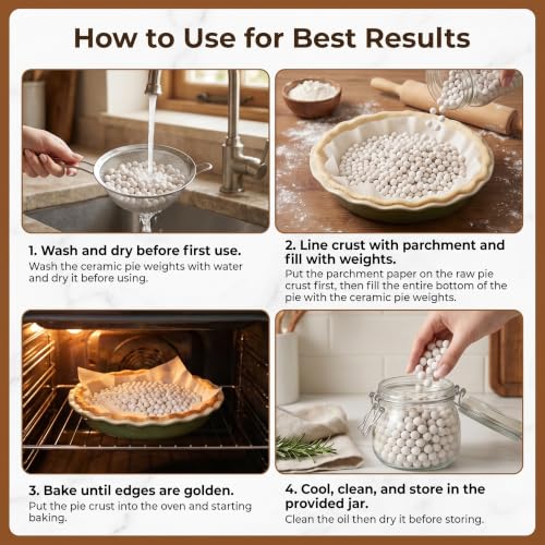 0.94LB Ceramic Pie Weights (0.94LB)