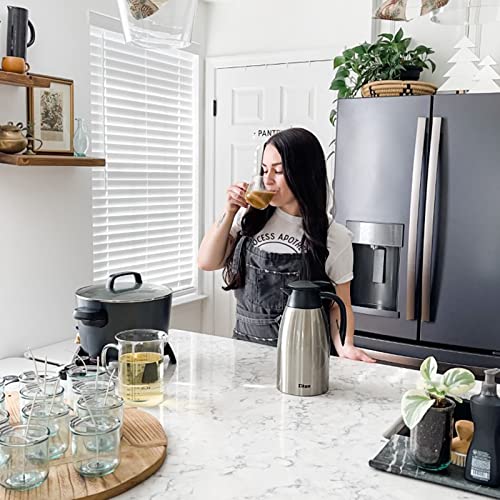 68 Oz Thermal Coffee Carafe (Silver / 68 Ounces)