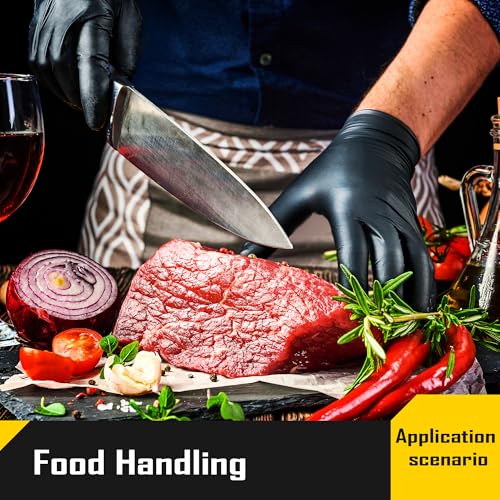 5 Mil Disposable Nitrile Gloves (Large (Pack of 1000))