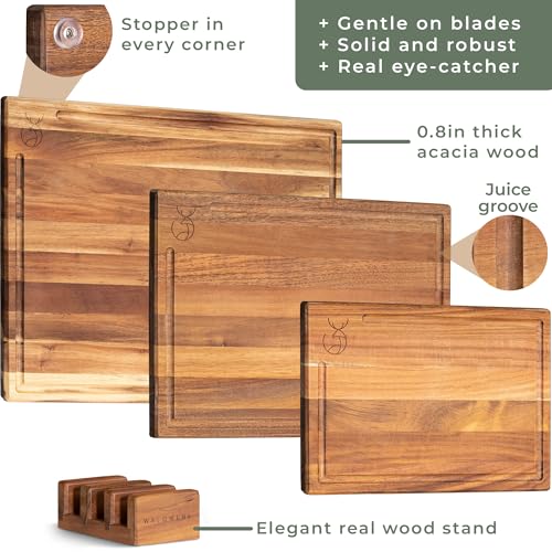 Cutting Board Set (17.3"L x 3.9"W)