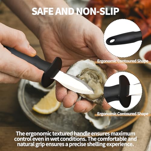 Oyster Knife Shucker Oyster Shucking Tool Perfect for Opening Clams (1 Pack)