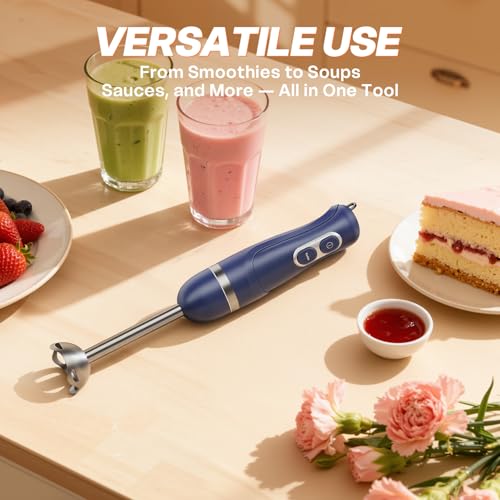 Immersion Blender Corded 400W (Navy Blue / single)