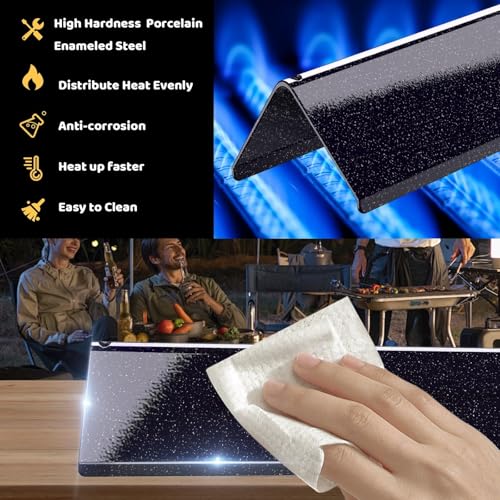 Genesis ii E 310 Grill Replacement Parts 66032 66795 Flavorizer Bars 66040 66685 Heat Deflectors for Weber Genesis ii Grill Parts GS4 (17.12" x 3" x 2.121" - 66795 Genesis II / LX 300)