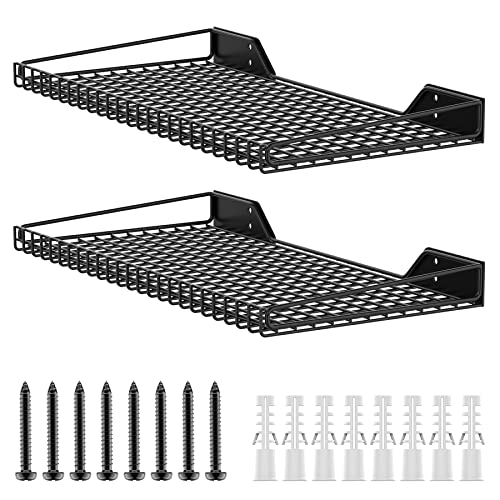 2 Pack Garage Wall Shelf (Black)