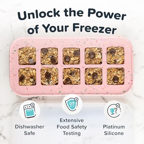 2 Tbsp Silicone Freezer Molds with Lids (2-Pack / Cotton Candy)