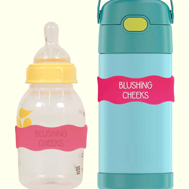 Orbit Labels Silicone Bottle Bands (Blushing Cheeks)