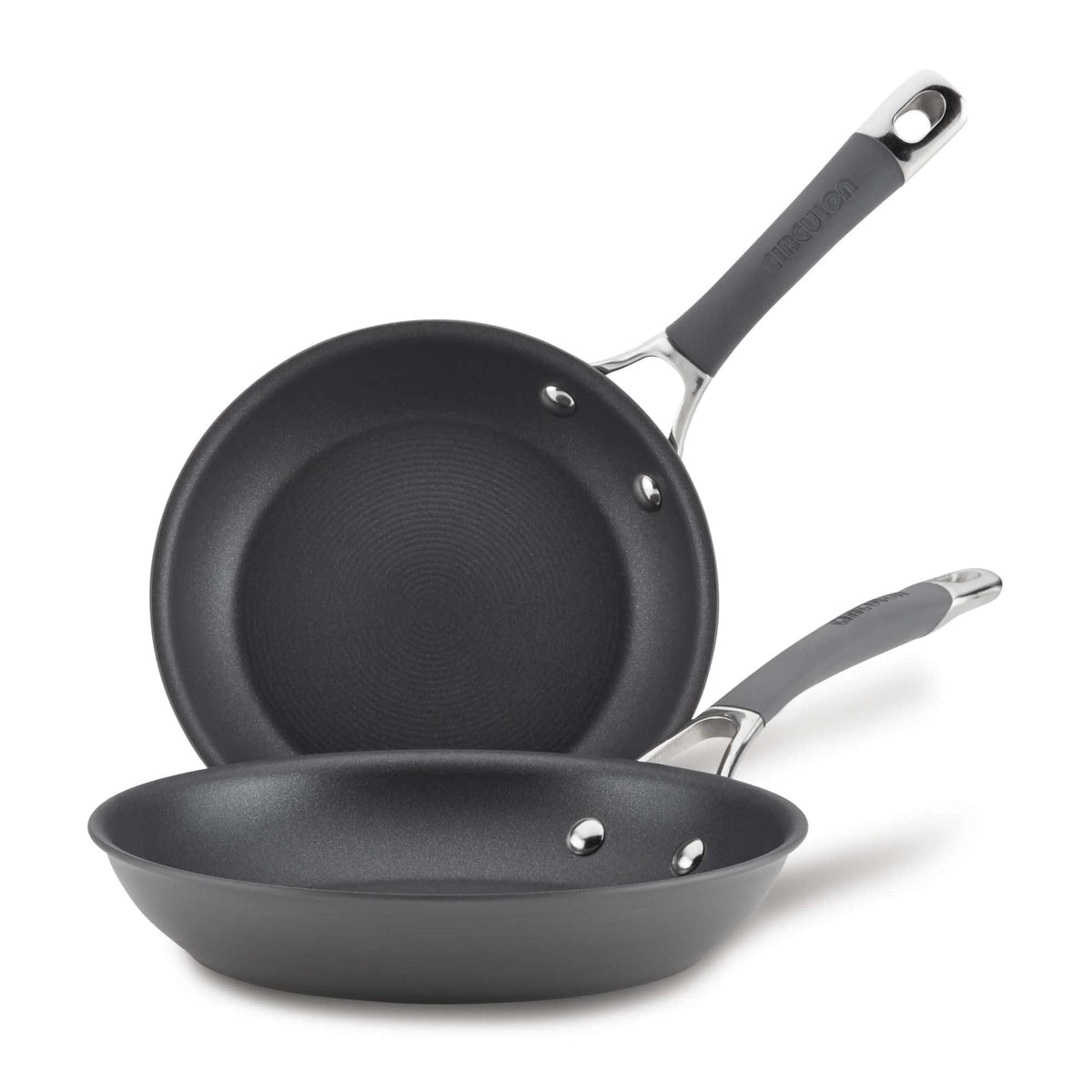 Radiance Hard Anodized Nonstick Frying Pan Set