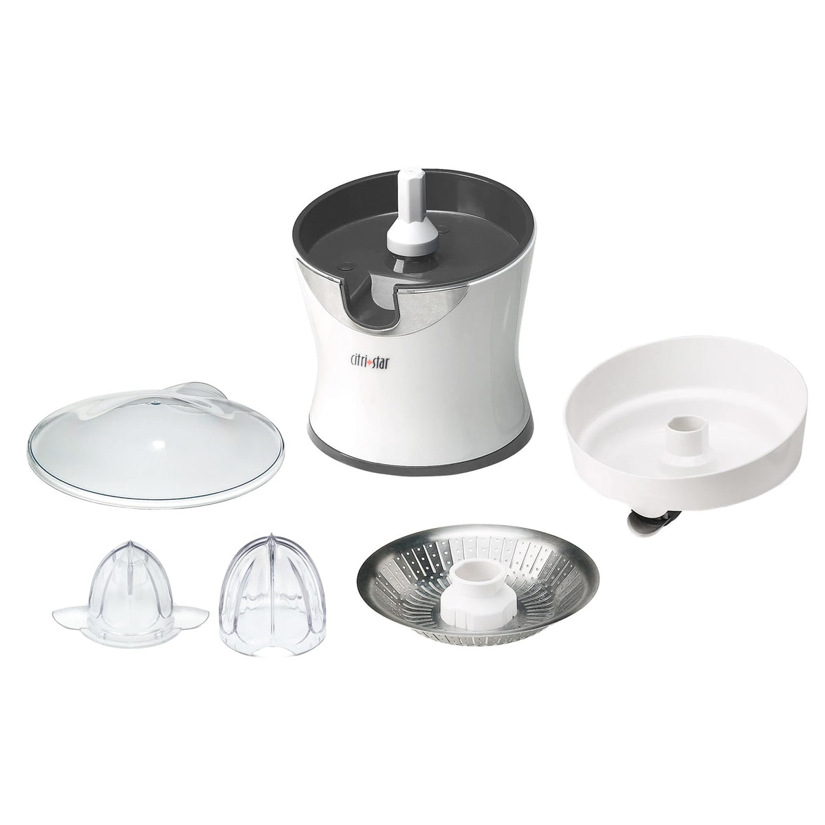CitriStar CS 1000 Electric Citrus Juicer with Stainless Steel Strainer and Spout