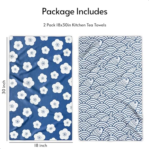 Kitchen Towels (Ocean Sakura)