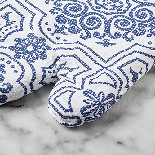 Strie Medallion Oven Mitt 2 (7"x13" / Strie Medallion)