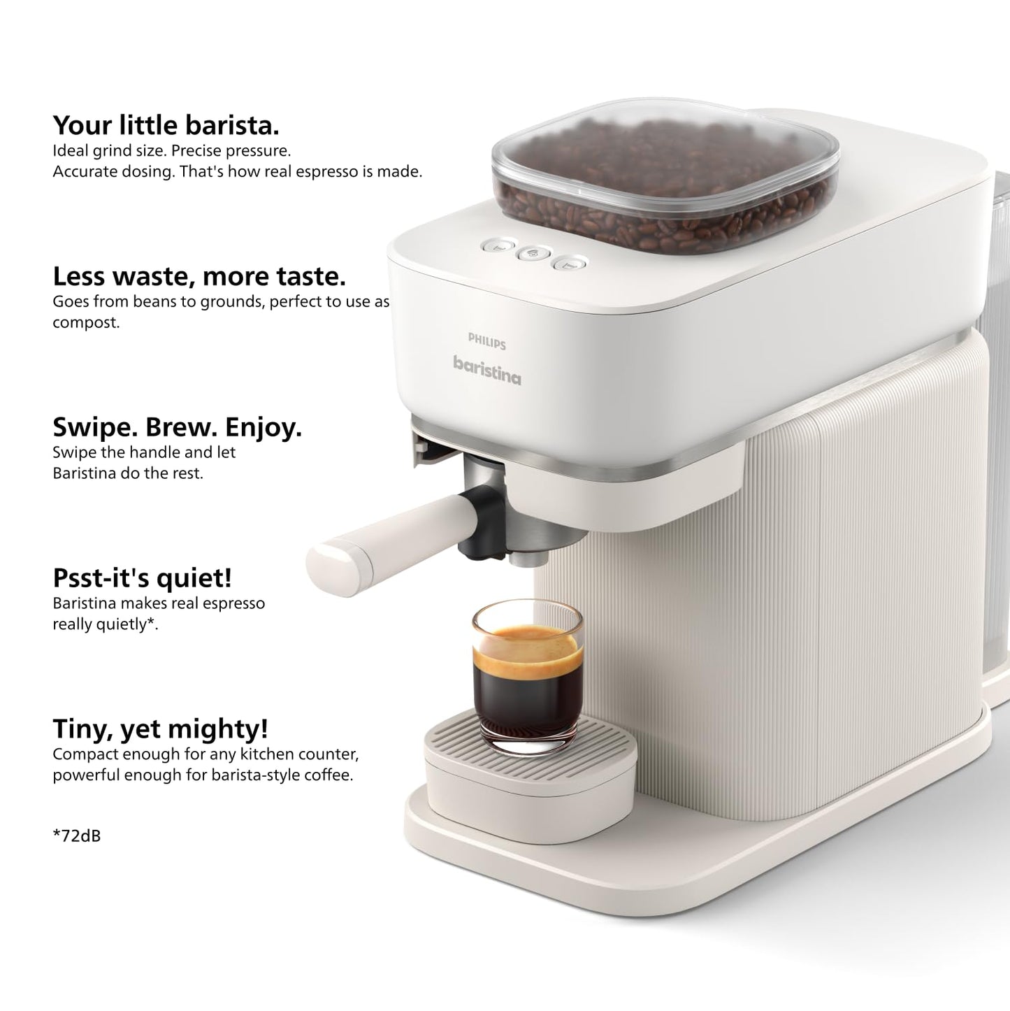 Baristina Espresso Machine (Espresso Machine / White)