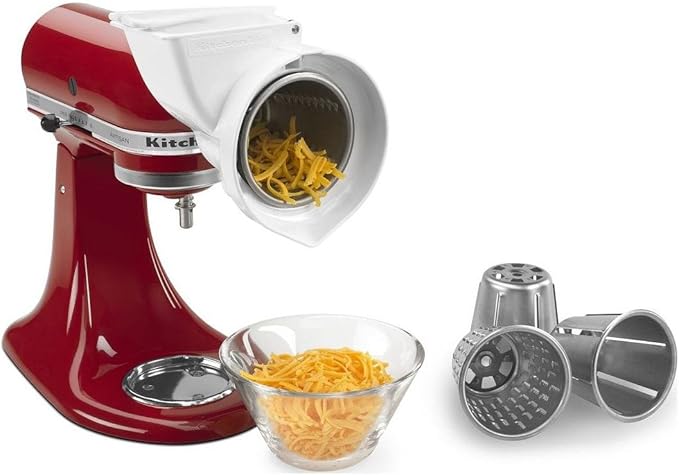 KitchenAid Rotor Slicer & Shredder Attachment for KitchenAid Stand Mixer, RVSA