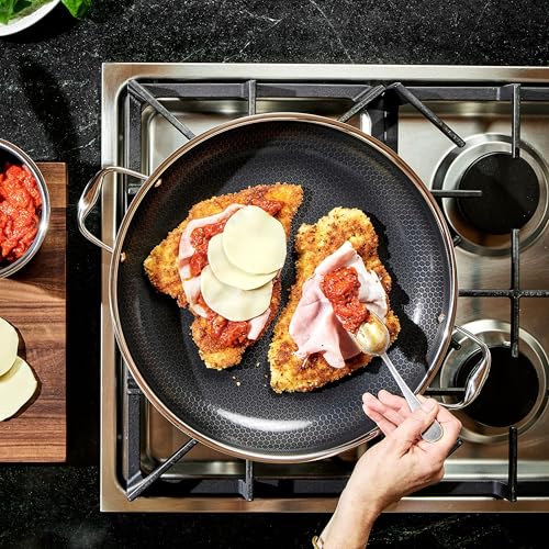 14" Hybrid Nonstick Frying Pan with Lid (Pan + Lid / 14-inch)