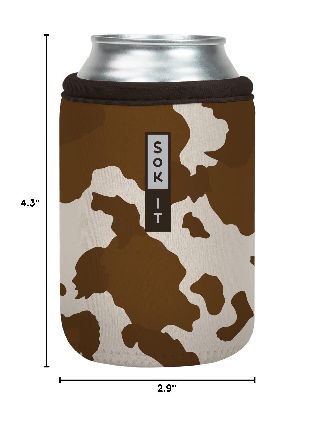 CanSok Sleeve for Beer & Soda Insulated Neoprene Cover (Cowgirl / 12oz Can Sleeve)