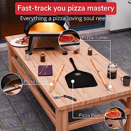 Pizza Turner Fork & Bubble Popper Extra Long
