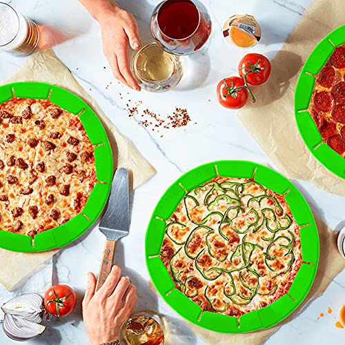 Adjustable Silicone Pie Crust Shields (2 PCS (Green))