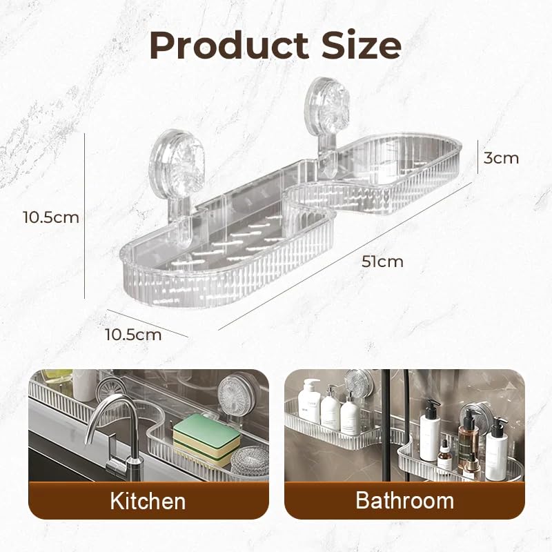 2026 NEW Universal Removable Faucet Storage Rack (Black)