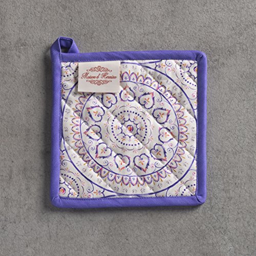 Pot Holders 100% Cotton Potholders (090 - Mandala / 8" x 8" (Pot Holder Pack of 1))