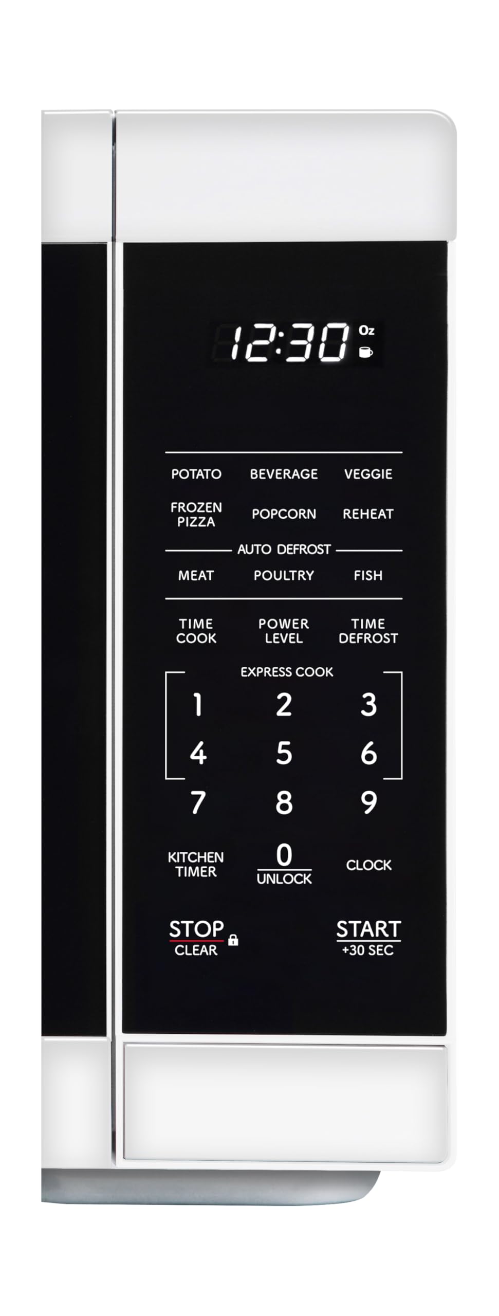 SMC1161KW 1.1 cu. ft. 1000W White Countertop Microwave Oven (White)