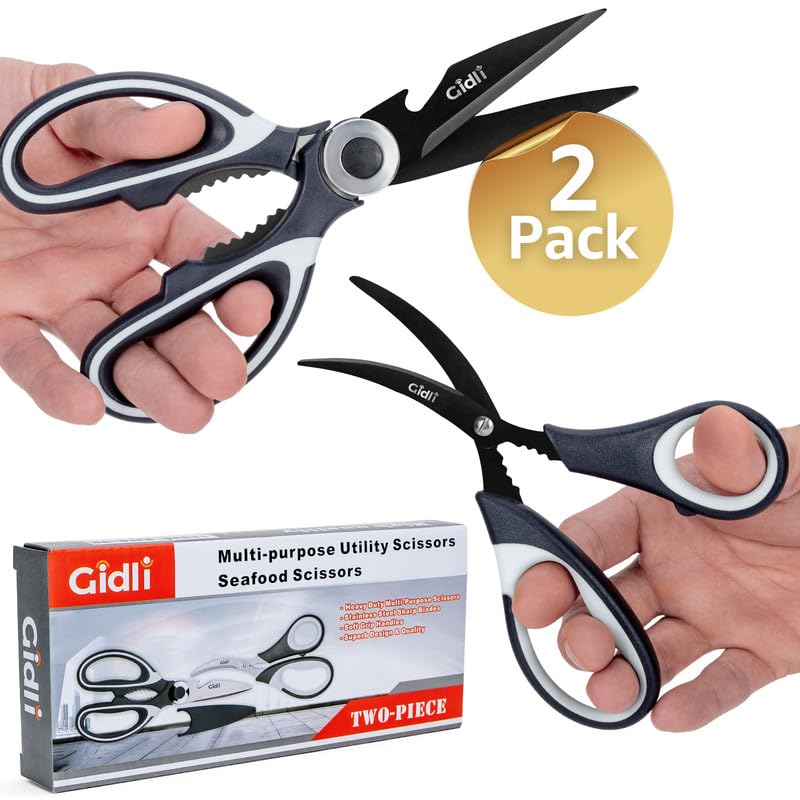 Titanium Coated Kitchen Scissors 2