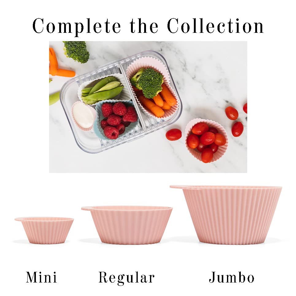 Reusable Silicone Baking Cup Silicone Muffin Liners for Cupcakes (Regular)