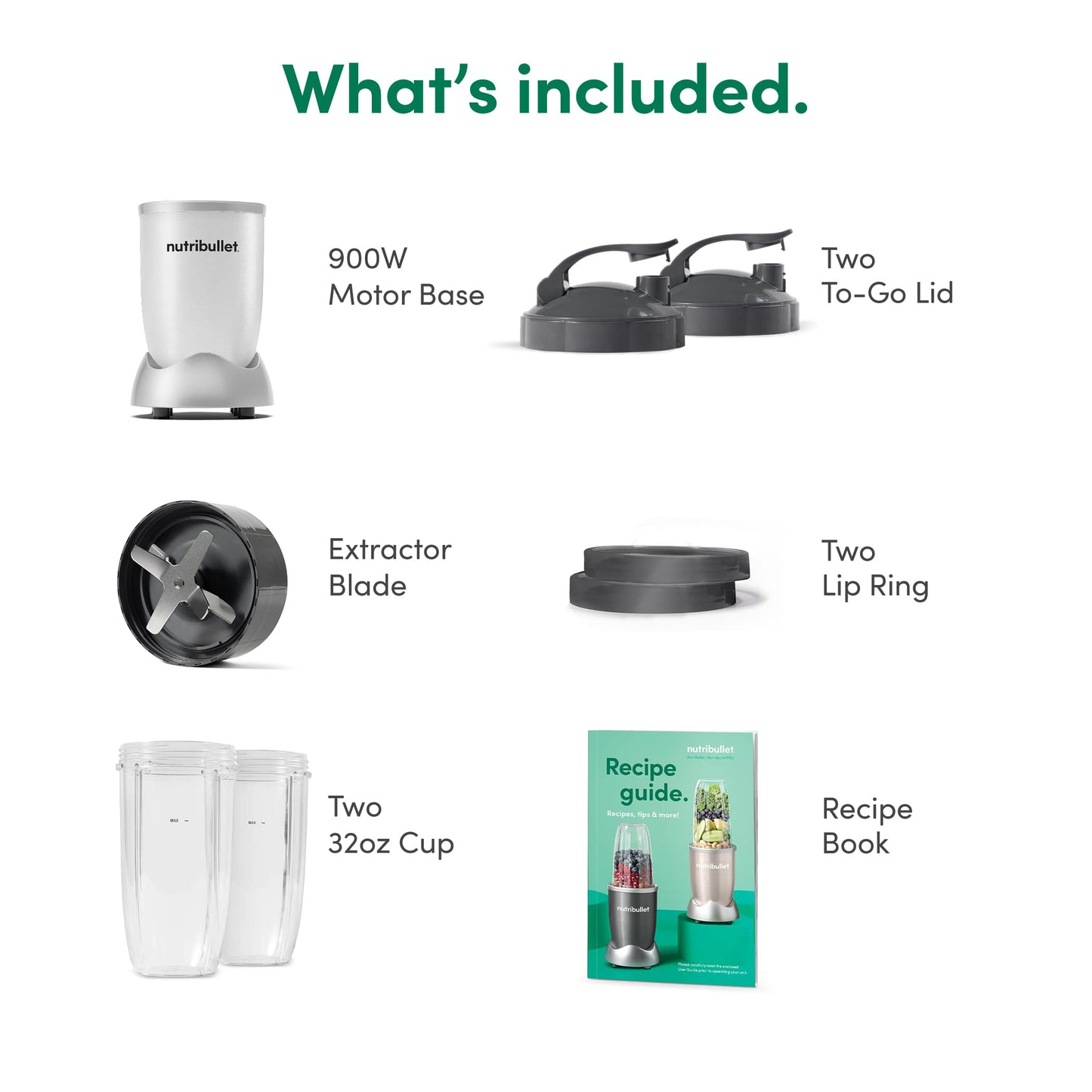 NB9 1301W Pro 13 Pcs White (White / Pro Personal Blender)