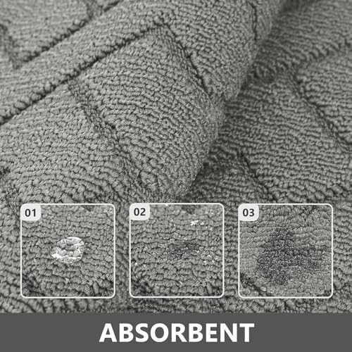 Kitchen Runner Rug (Grey / 20"x48"+20"x32")