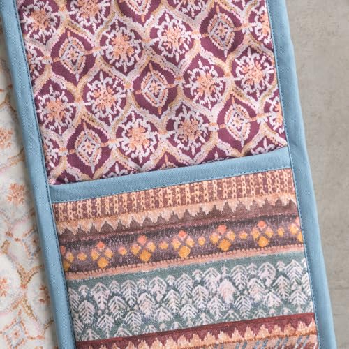 Double Oven Mitts 100% Cotton Double Oven Glove (022 - Fair Isle / 7" x 35" (Double Oven Mitt))