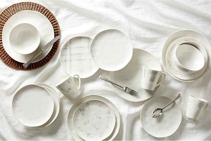 Lenox, White Bay Colors 4Pc Dinner Plates, 6.45 LB