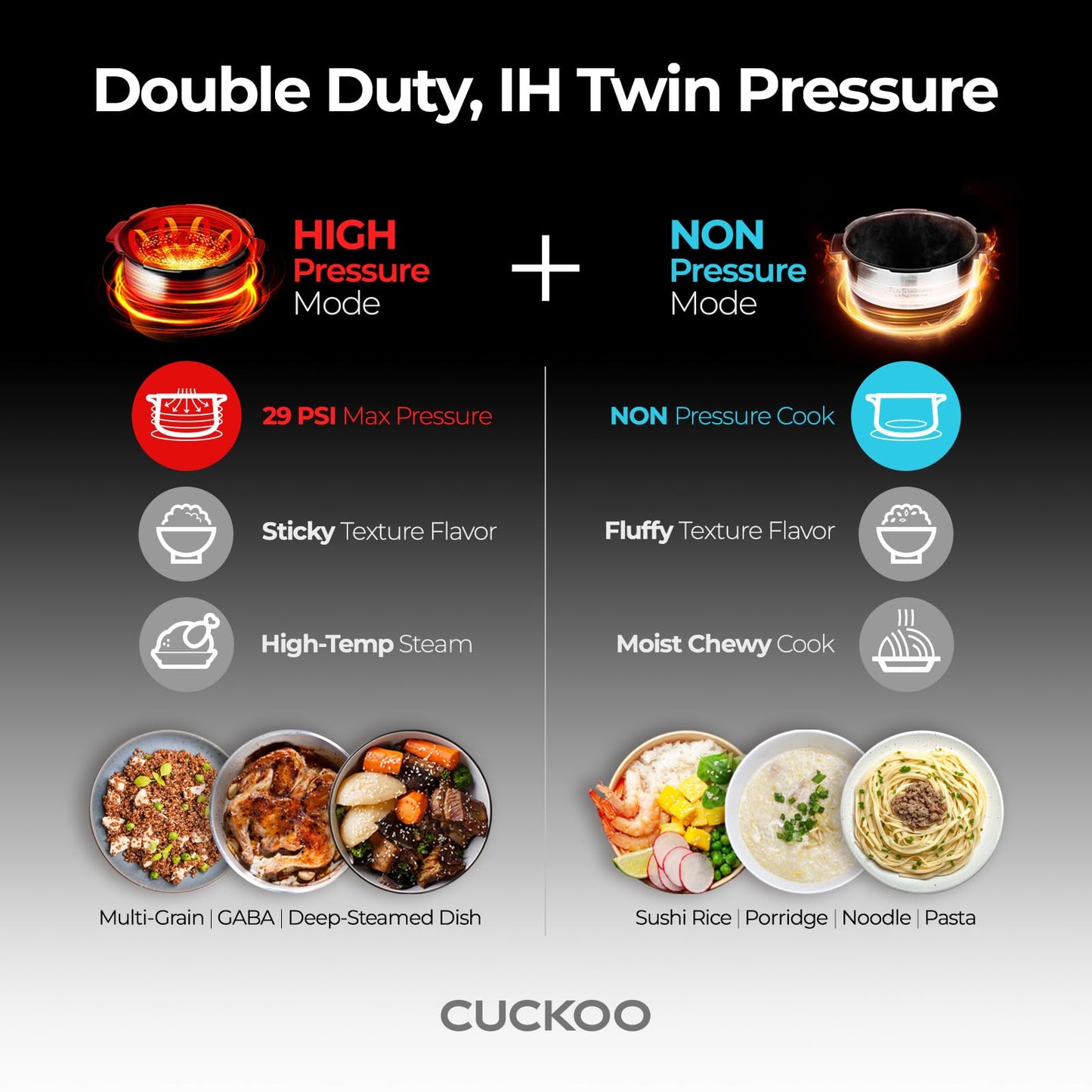 Twin Pressure Induction Rice Cooker (6 Cup)