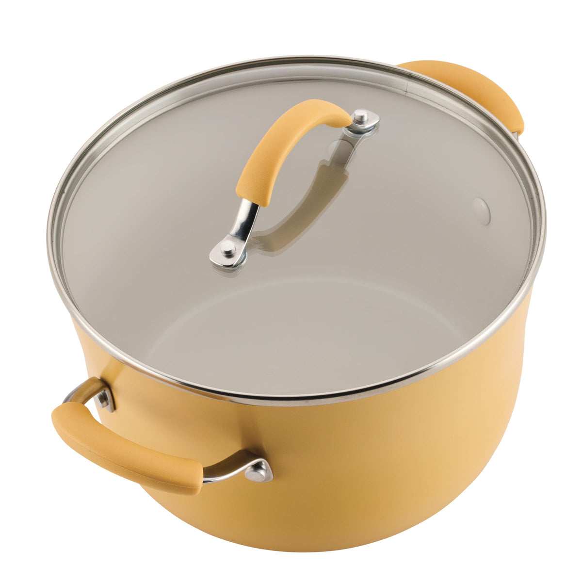 Cucina Ceramic Nonstick Cookware Pots and Pans Set (Turmeric / 13 Piece Ceramic)